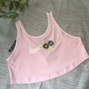 Nike WOMANS Light Support Tropical Printed Cropped